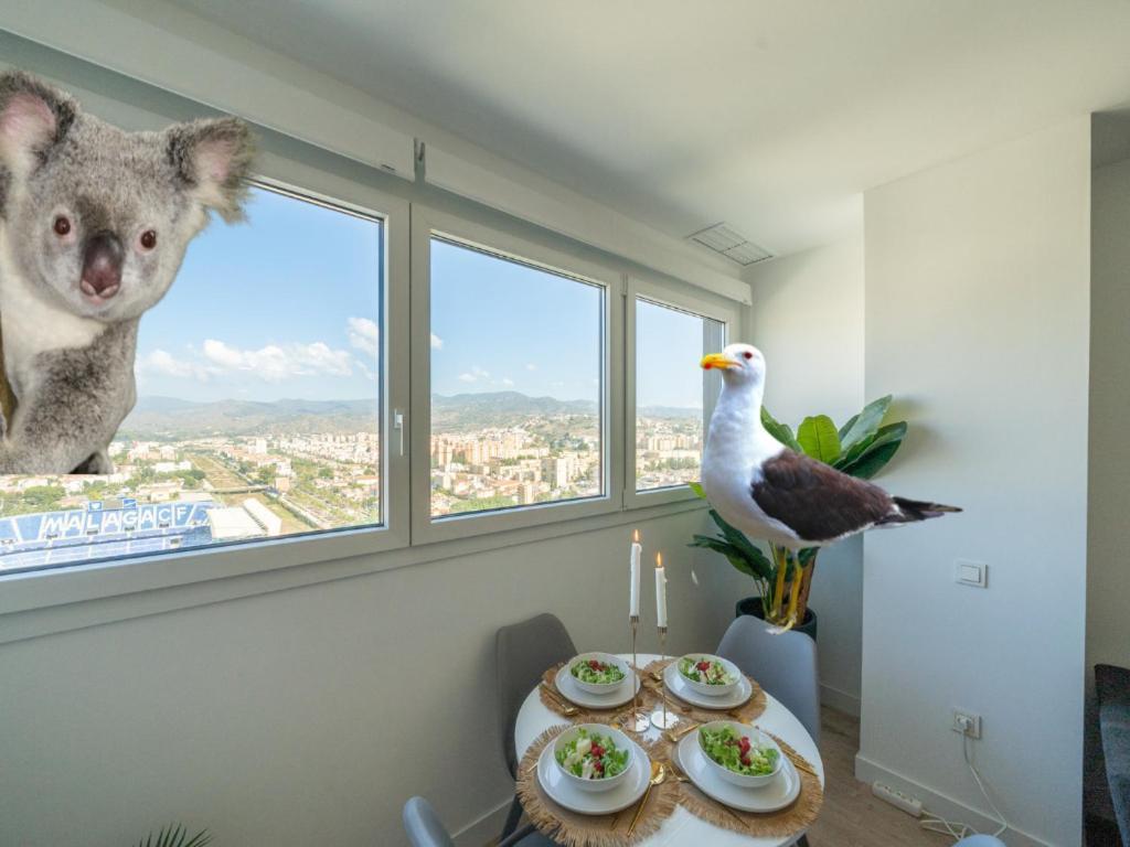 Appartamento Xpce Urban 4 Malaga Skyline - Free Parking Esterno foto